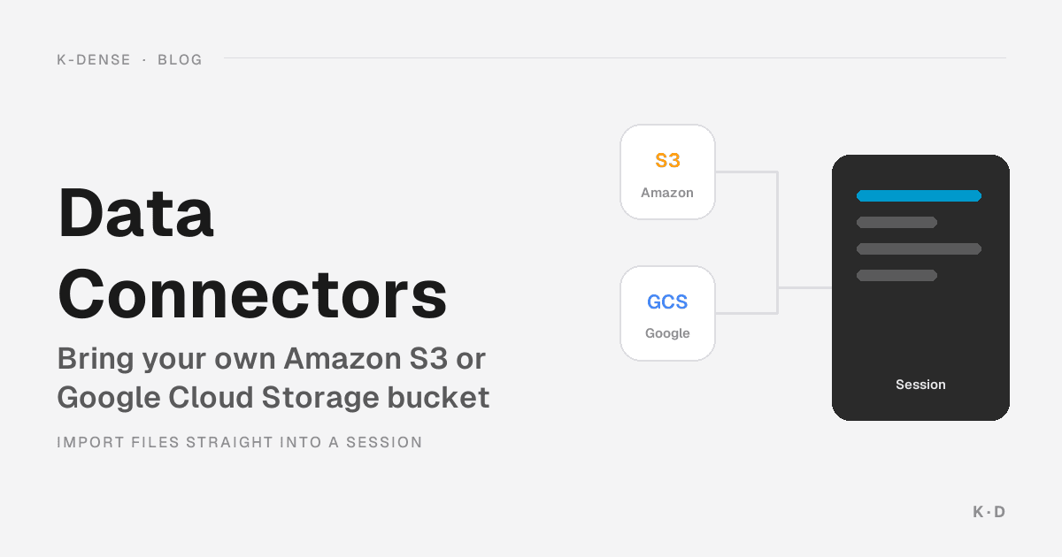 Introducing Data Connectors: Import Directly from Amazon S3 and Google Cloud Storage