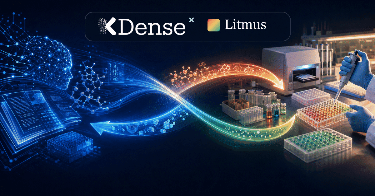 K-Dense Web and Litmus Science: Closing the Loop from Hypothesis to Experiment