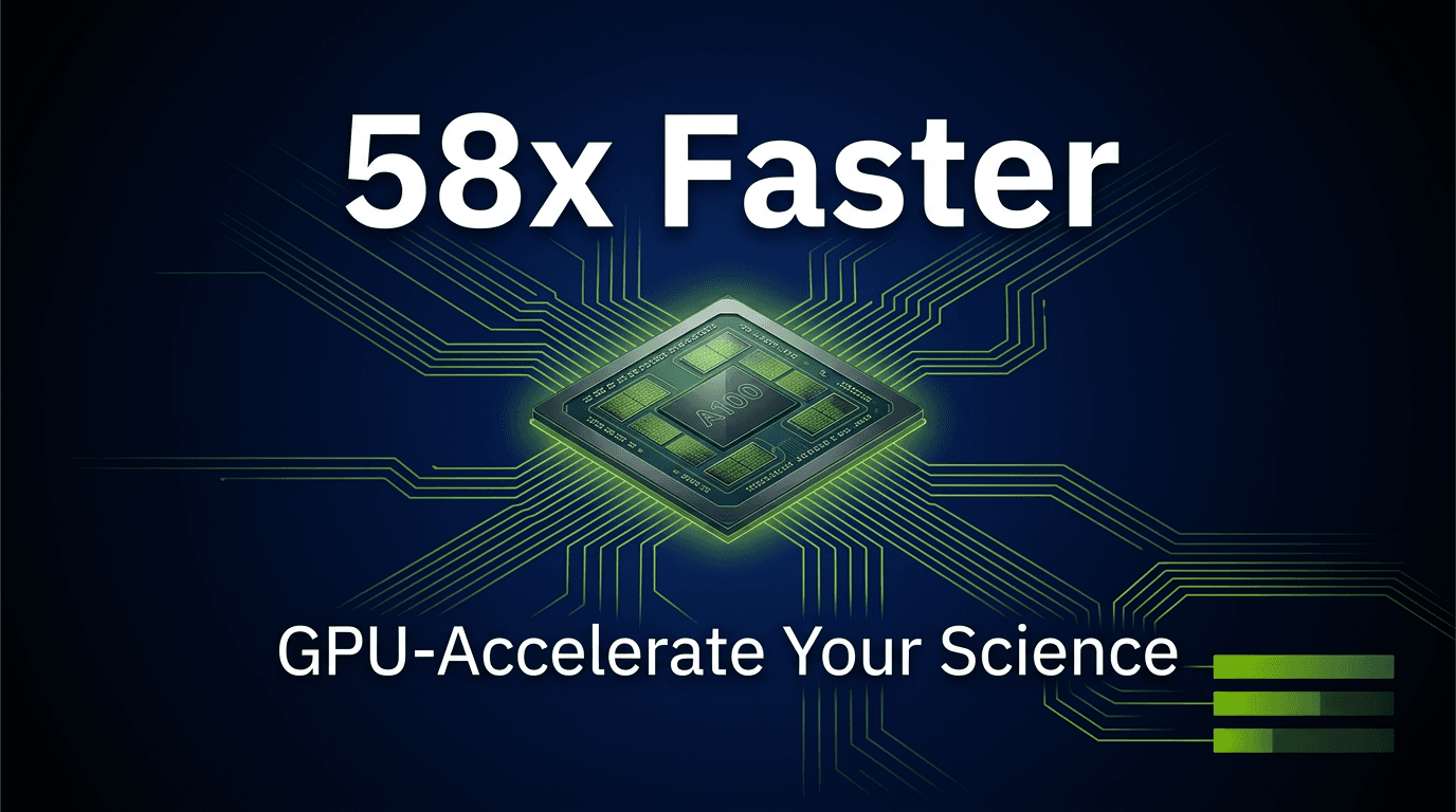 GPU-Accelerate Your Science: 58x Average Speedup with a Single Skill