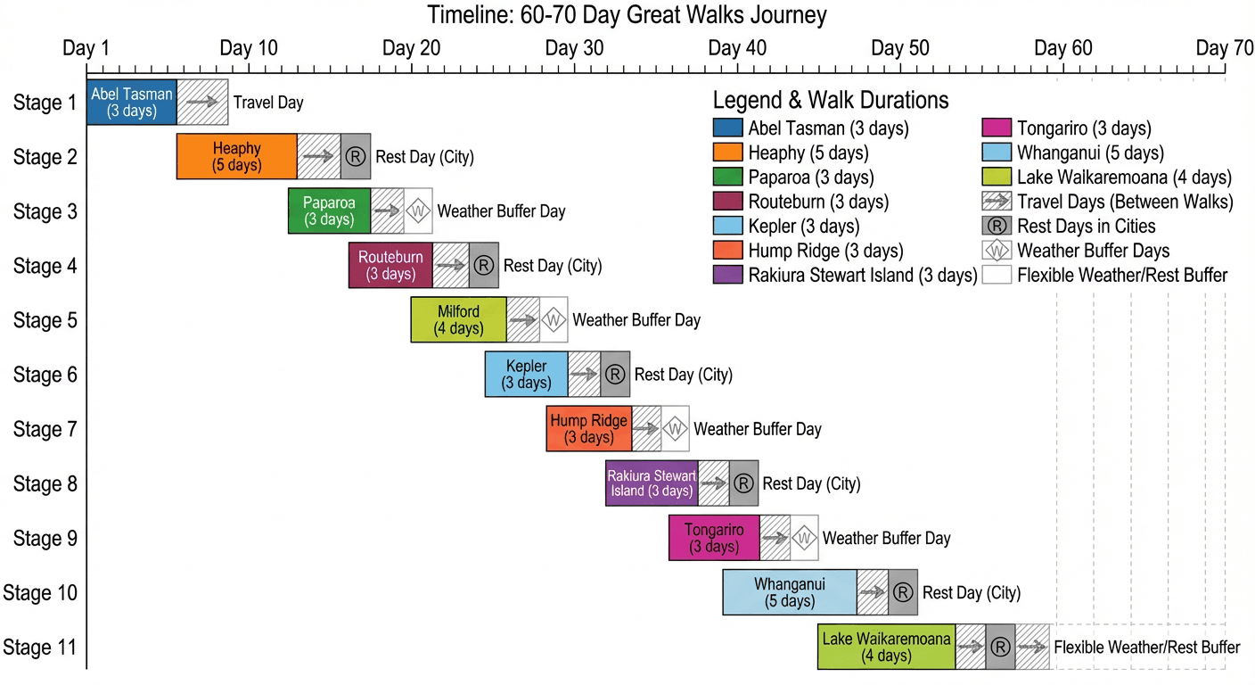 New Zealand Great Walks Planning