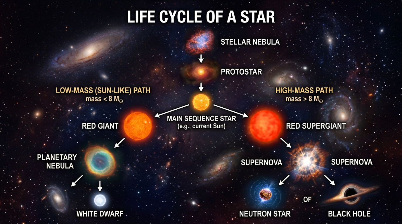Nano Banana 2 sample for astro-star-lifecycle