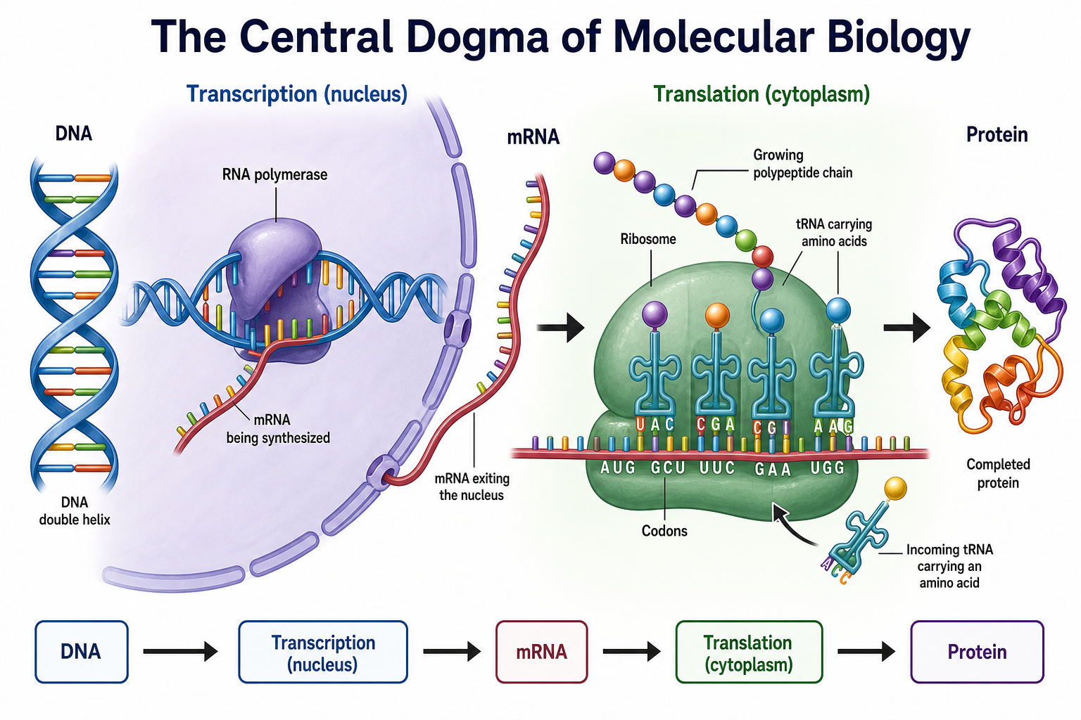 GPT Image 2 sample for bio-central-dogma