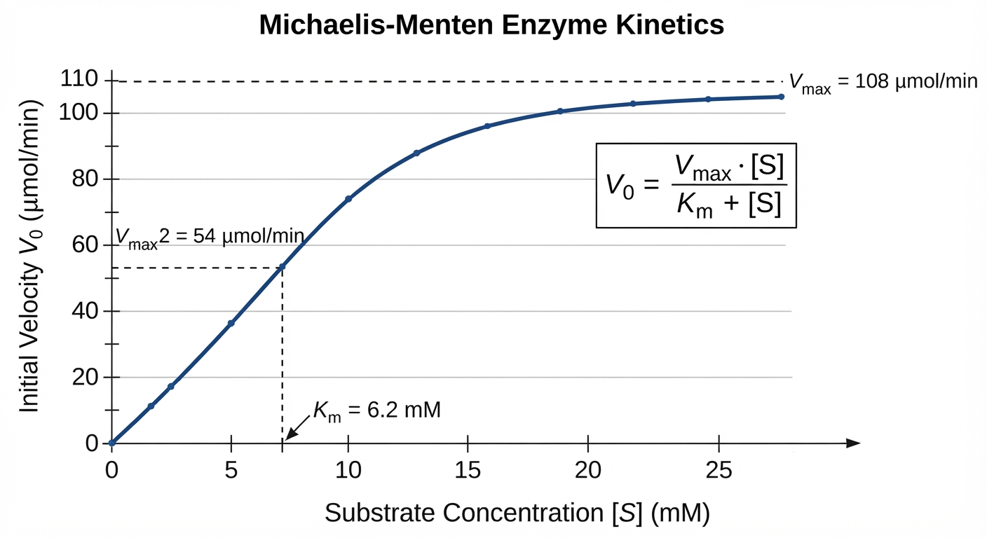 Nano Banana 2 Lite sample for bio-enzyme-kinetics