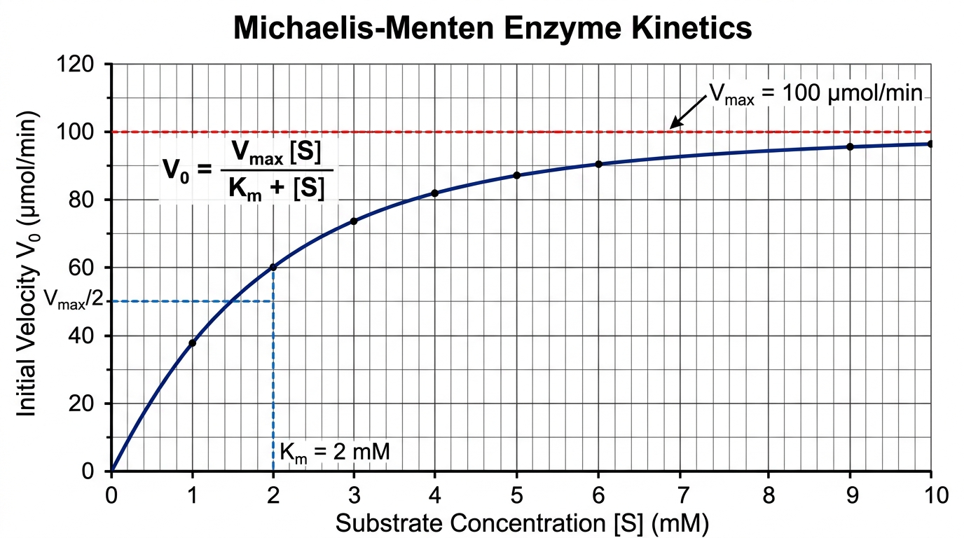 Nano Banana 2 sample for bio-enzyme-kinetics