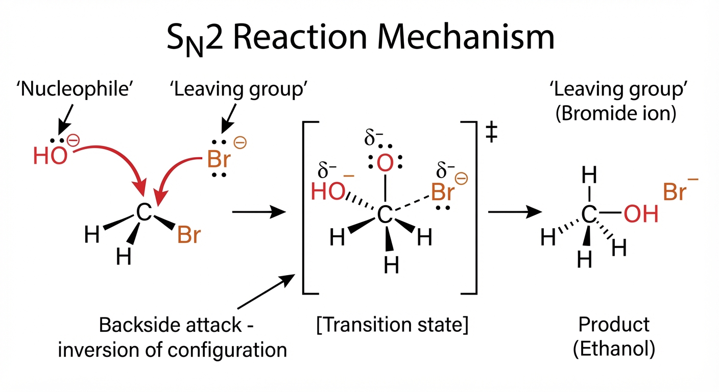 Nano Banana 2 Lite sample for chem-sn2