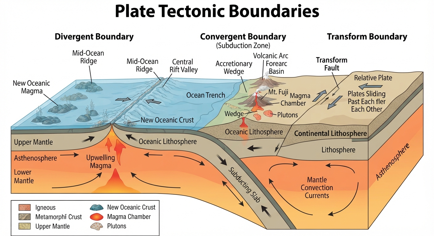 Nano Banana 2 Lite sample for earth-plate-tectonics