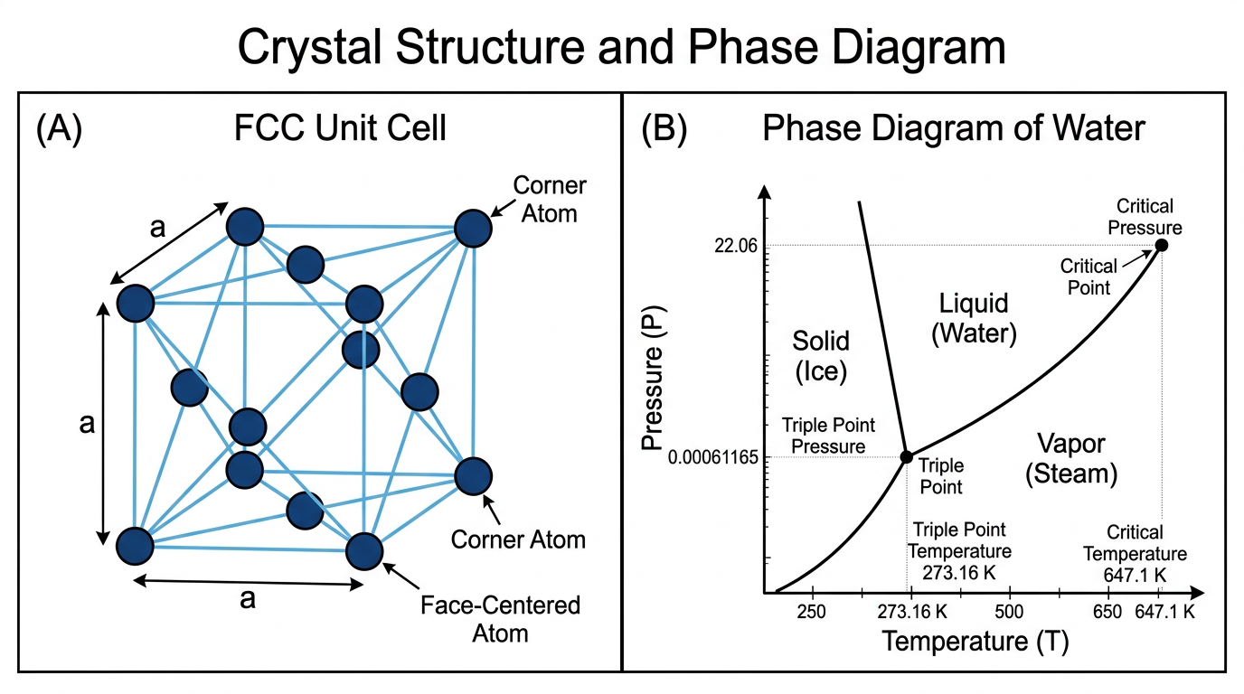 Nano Banana 2 sample for mat-crystal-phase