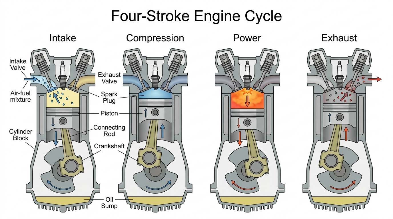 Nano Banana 2 sample for mech-four-stroke