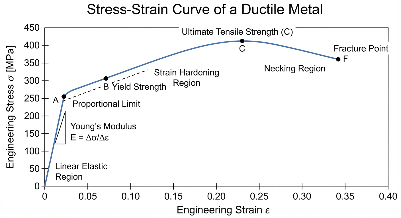 Nano Banana 2 Lite sample for mech-stress-strain