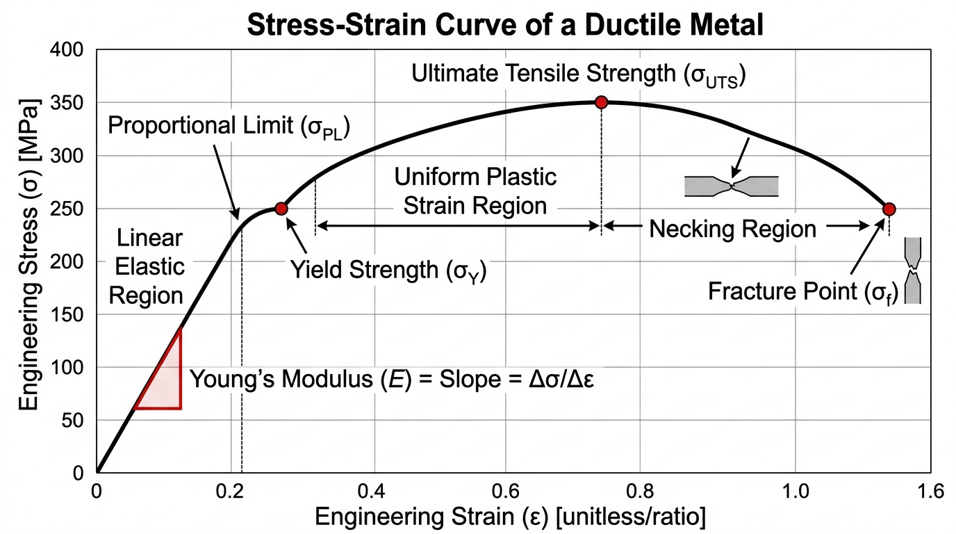 Nano Banana 2 sample for mech-stress-strain