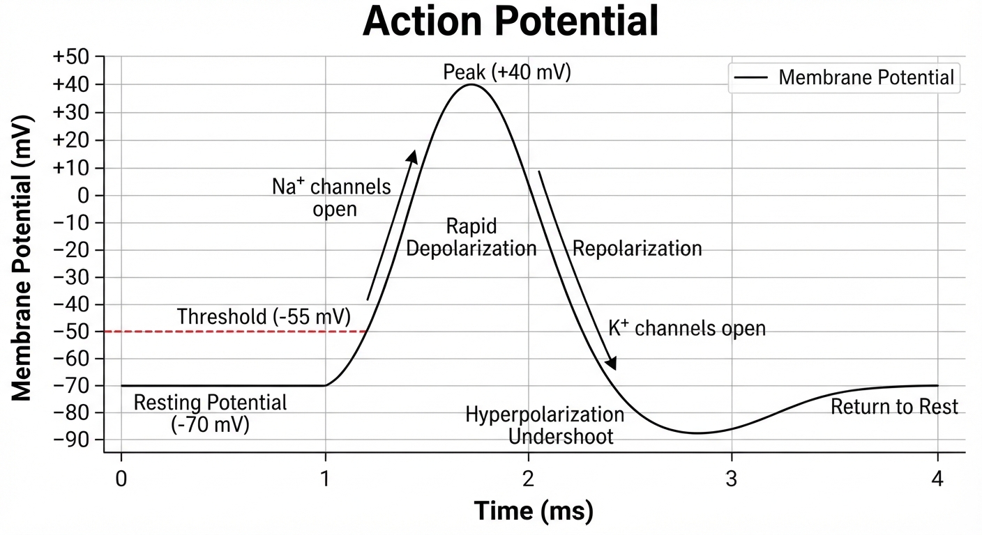 Nano Banana 2 Lite sample for neuro-action-potential