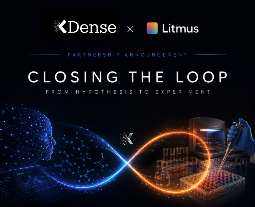 K-Dense and Litmus Science partnership announcement: closing the loop from hypothesis to experiment