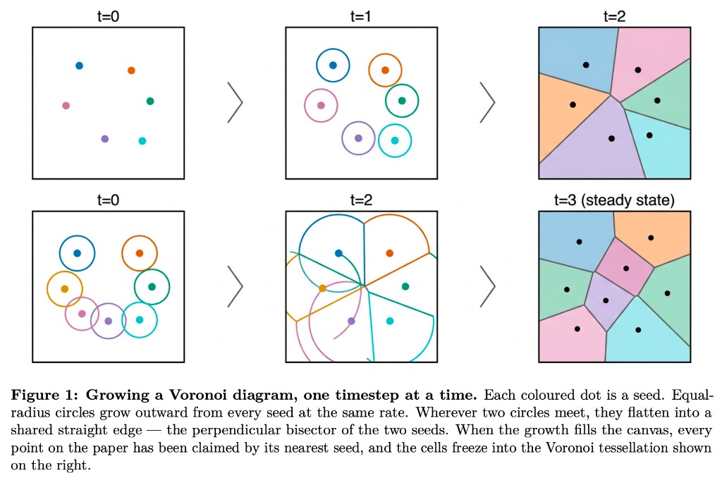 Voronoi Diagram Modeling of Natural Patterns