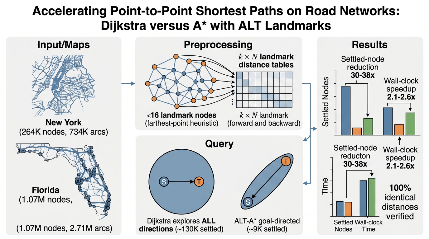 Road Network Shortest-Path Acceleration Benchmark