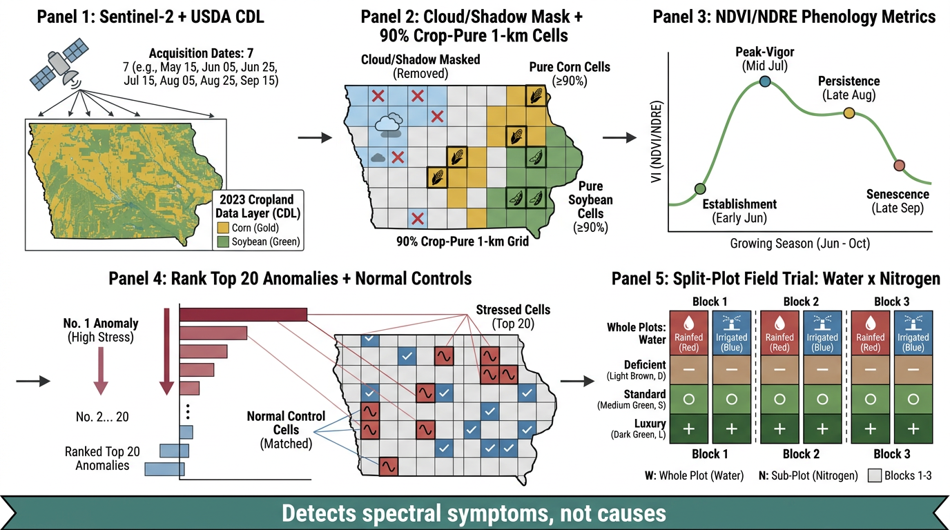Satellite-Guided Crop Scouting in Iowa