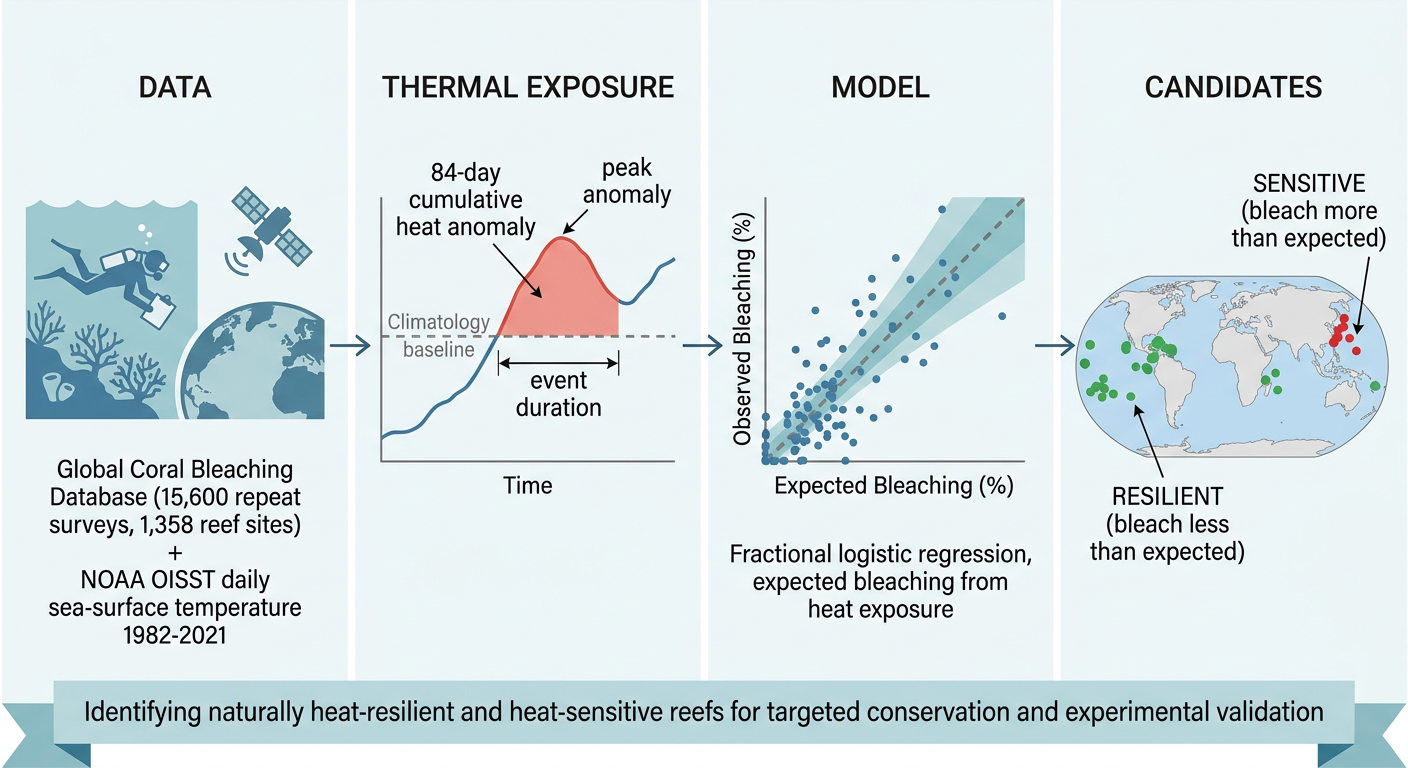 Coral Reef Thermal Resilience Mapping